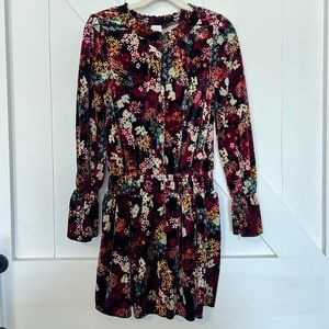 Ella Moss girls size 8 velvet dress